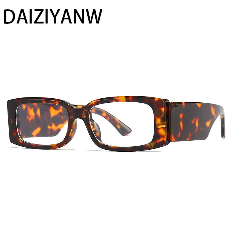 Vintage pravokutni plastični okvir za naočale Anti-plavi okvir za računalne naočale za žene Muške Glasse naočale