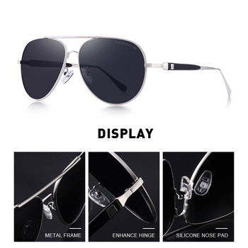 MERRYS DESIGN Мъжки класически HD поляризирани слънчеви очила Пилотни слънчеви очила за мъже Мъжки очила UV400 защита S8309