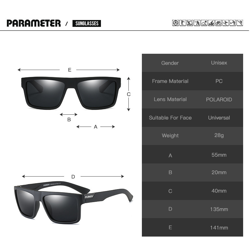 DUBERY Najprodavanije uniseks polarizirane sunčane naočale talijanskog dizajna Driving Mens Cool Shades gafas de sol Luksuzne sunčane naočale s kutijom