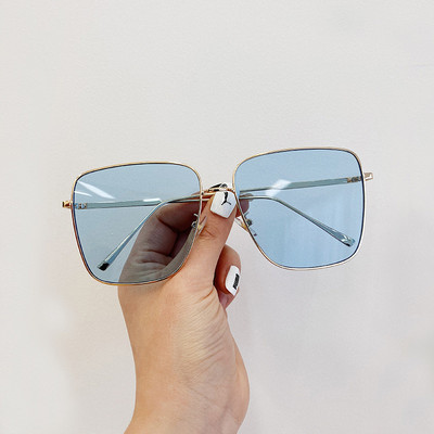 Nove vintage metalne prevelike četvrtaste sunčane naočale ženske marke Modne sunčane naočale velikog okvira u boji muške sjenila za vožnju Oculos Feminino