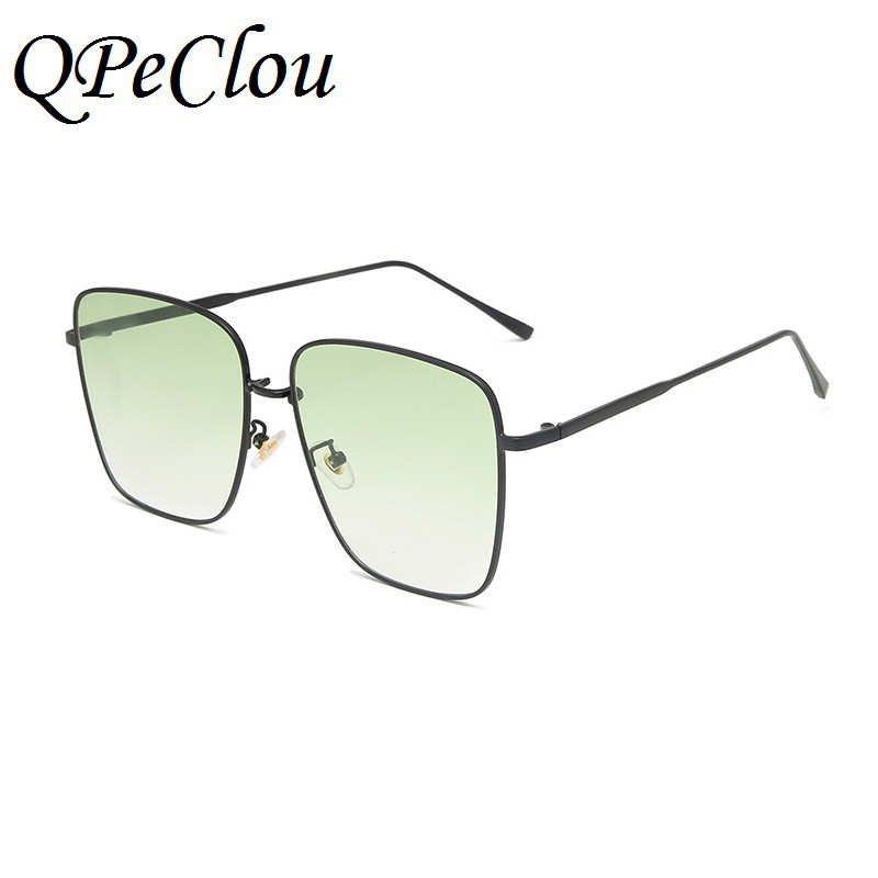 Nove vintage metalne prevelike četvrtaste sunčane naočale ženske marke Modne sunčane naočale velikog okvira u boji muške sjenila za vožnju Oculos Feminino