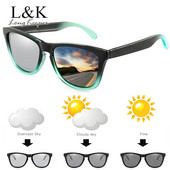 Klasszikus polarizált fotokróm napszemüveg férfi női színváltoztatás vezetési szemüveg Chameleon négyzet alakú szemüveg UV400 szemüveg Gafas