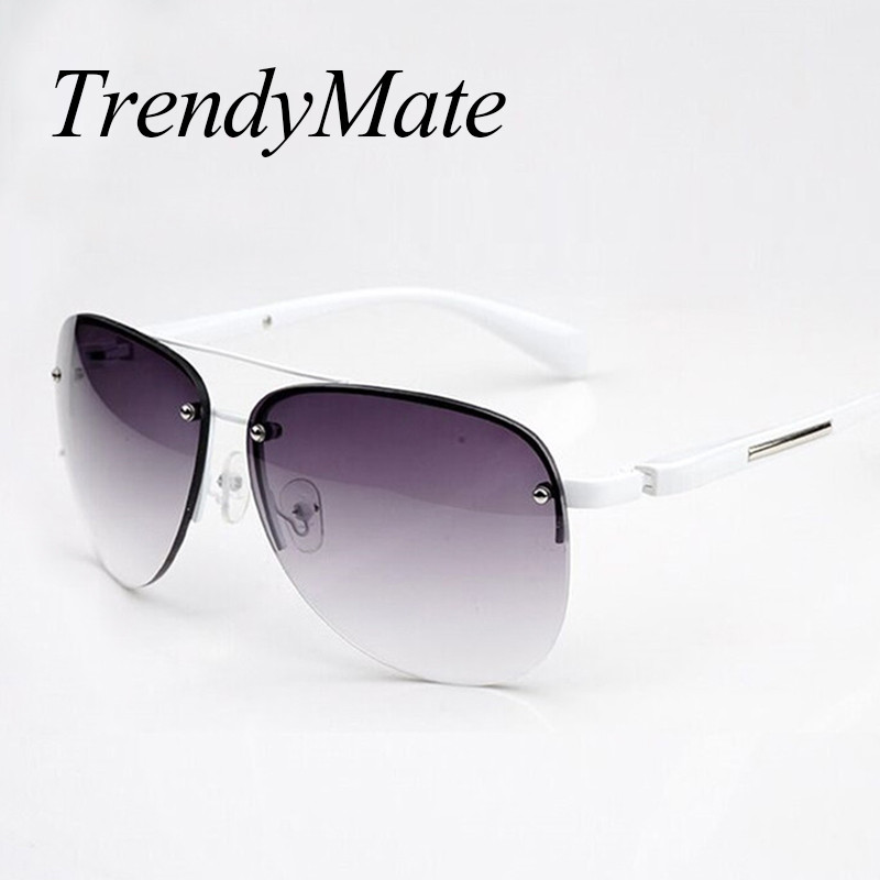 2017-es évjáratú női napszemüvegek Retro női napszemüvegek férfiaknak, jó minőségű fehér vázú, vezetői Oculos De Sol Classic Gafas M045