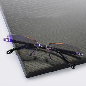 Νέα ανδρικά γυαλιά ανάγνωσης διπλής εστίασης προοδευτικής ανάγνωσης κομμένα με διαμάντι, πολυεστιακά γυαλιά που μπλοκάρουν μπλε φως, εξαιρετικά ελαφριά γυαλιά οράσεως