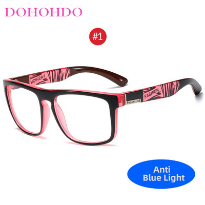 Cadru de ochelari anti lumină albastră pentru bărbați, femei, lentile clare, jocuri pe computer, ochelari de vedere anti-UV, ochelari pătrați de modă, cadru optic
