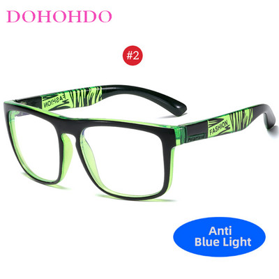 Cadru de ochelari anti lumină albastră pentru bărbați, femei, lentile clare, jocuri pe computer, ochelari de vedere anti-UV, ochelari pătrați de modă, cadru optic