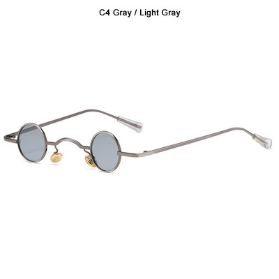 JackJad Classic Vintage Gothic Vampire SteamPunk Style Поляризирани слънчеви очила 28 mm Супер малки кръгли маркови слънчеви очила 915