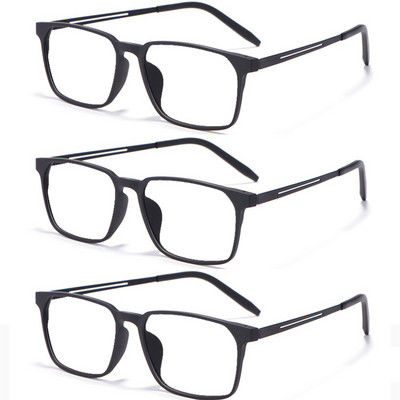 Персонализируеми очила за четене от чист титан Мъже Жени TR90 Anti-Blue Ray Full frame Компютърни очила Диоптър +1,0 +4,0