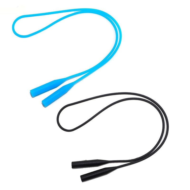 2-dijelni silikonski lančić za naočale s okruglom glavom, dugi zadebljani, uže za sportske naočale protiv pada za djecu, odrasle