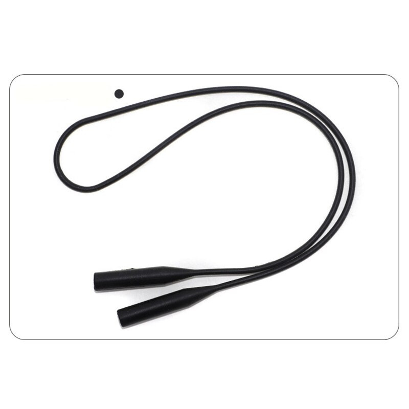 2-dijelni silikonski lančić za naočale s okruglom glavom, dugi zadebljani, uže za sportske naočale protiv pada za djecu, odrasle