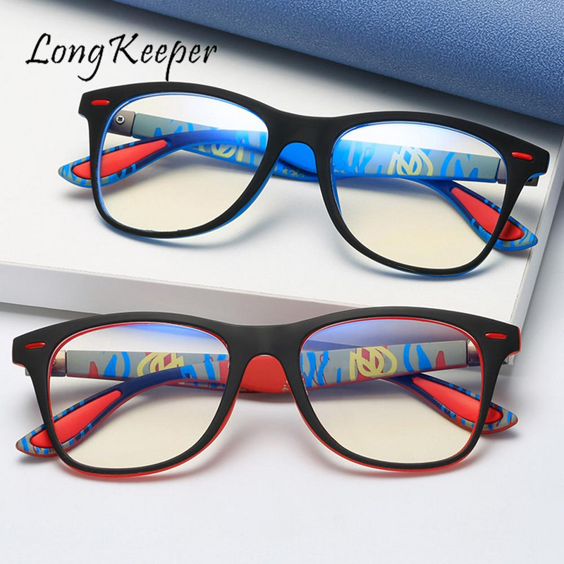 LongKeeper Anti Blue Light Γυαλιά Υπολογιστών Ανδρικά Clear Eyewear Frames Blue Light Blocking Glasses Οπτικά gaming γυαλιά