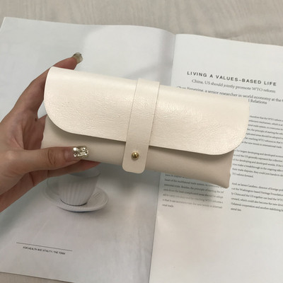 Husă pentru ochelari Geanta pentru ochelari din piele moale pentru femei. Cutie portabilă pentru ochelari de soare