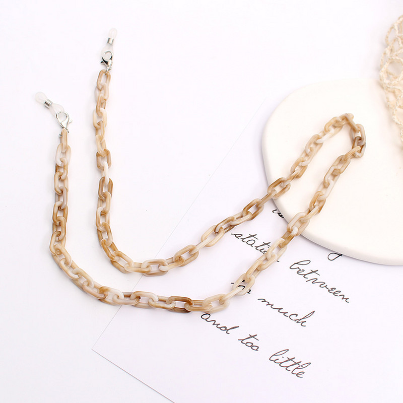 Akrilni lančić za naočale Modni lančići oko vrata Uzica Privjesak Držač maske Naočale Ženska užad Uzica za naočale Ljetni dodaci