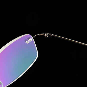Elbru Ultralight TR90 Memory Титаниеви очила за четене без рамка за мъже и жени Пресбиопични очила +1,0 +1,5 +2,0 до +3,5 +4,0