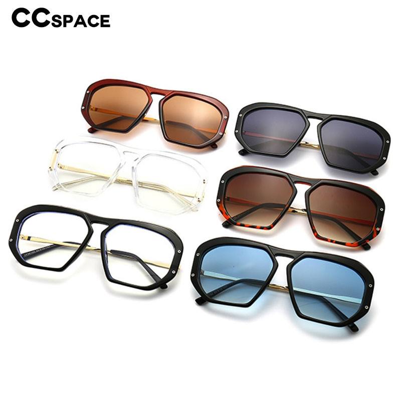 46591 Неправилни ретро слънчеви очила Мъже Жени Модни нюанси UV400 Винтидж очила