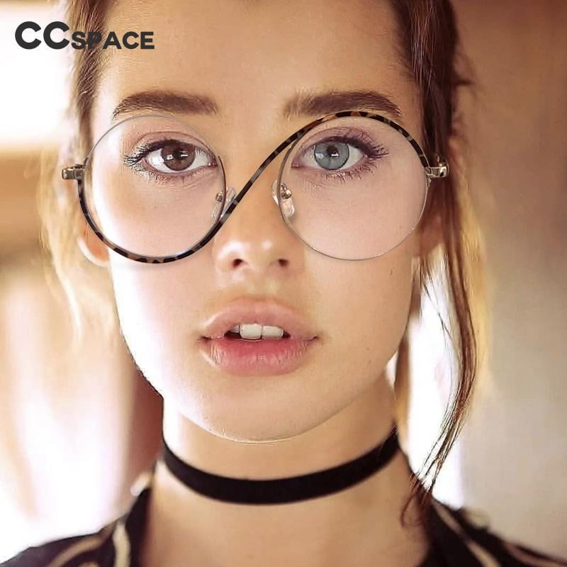 54042 Retro okrugle sunčane naočale s poluokvirom, modne muške, ženske nijanse Uv400 vintage naočale