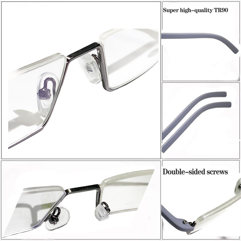 May Flower TR90 Ukrasne naočale bez nulte dioptrije Muške naočale koje blokiraju plavo svjetlo Naočale za čitanje za muškarce+1,25+1,75+2,25+2,75