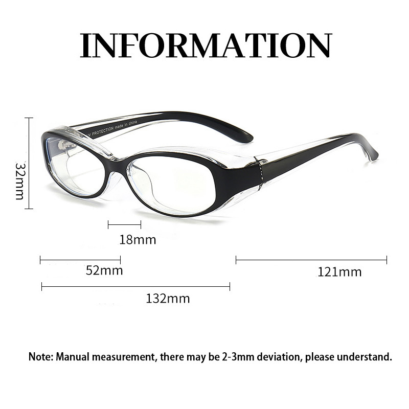 RUOBO Anti-Blue Light Naočale protiv magljenja Zaštitne naočale koje blokiraju plavo svjetlo Zaštitne naočale otporne na prašinu Naočale za zaštitu od peludi za muškarce Žene