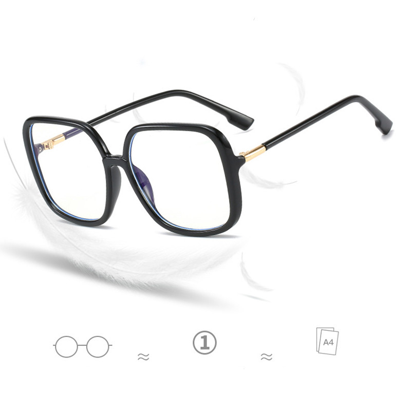 JULI Ogromne četvrtaste naočale za blokiranje plave svjetlosti za žene Anti-Ray zaštita leća optičke naočale naočale za računala 6030