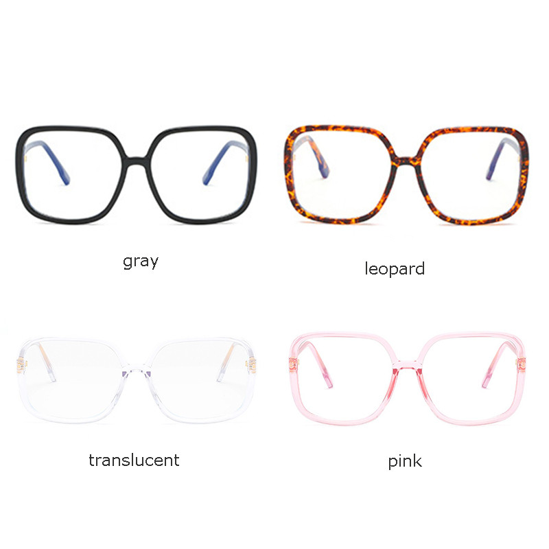 JULI Ogromne četvrtaste naočale za blokiranje plave svjetlosti za žene Anti-Ray zaštita leća optičke naočale naočale za računala 6030