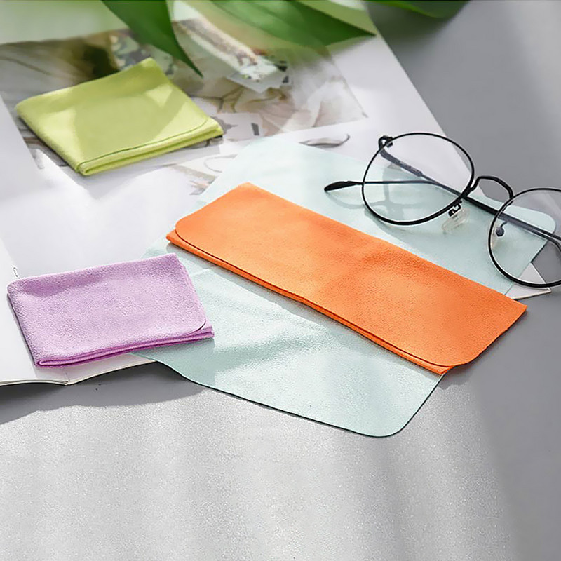 10 db/tétel Szemüveg zerge szemüveg tisztító 145*175mm mikroszálas szemüveg tisztító kendő objektívhez telefon képernyő tisztító törlőkendő