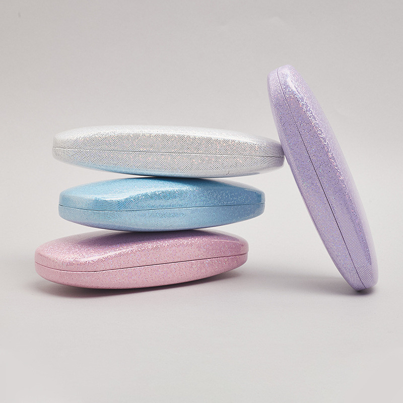 Cutie de ochelari de miopie din piele PU de compresie Cutie cu cataramă cu glonț Cutie de fier pentru miopie optică Cutie simplă pentru ochelari de soare Cutie de depozitare