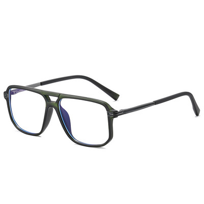 SHAUNA Retro Square Double Sillad Prillide raam Naiste Selge Anti Blue Light Prillid Vedruliigend Meeste Optilised Prillide Raam