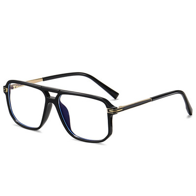 SHAUNA Retro Square Double Sillad Prillide raam Naiste Selge Anti Blue Light Prillid Vedruliigend Meeste Optilised Prillide Raam