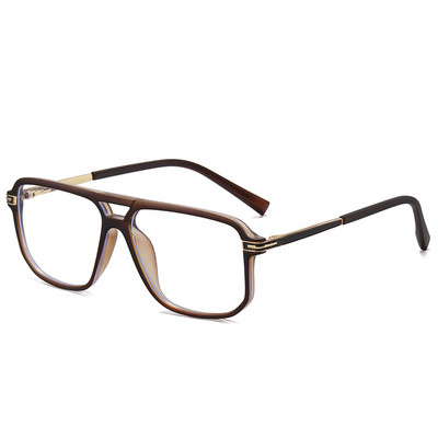 SHAUNA Retro Square Double Sillad Prillide raam Naiste Selge Anti Blue Light Prillid Vedruliigend Meeste Optilised Prillide Raam