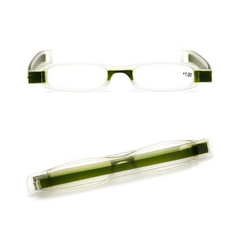 BEGREAT 360 μοιρών περιστροφή Πτυσσόμενα γυαλιά ανάγνωσης Σκελετός φορητά γυαλιά οράσεως Mini Presbyopia γυαλιά υπερμετρωπίας για γυναίκες άνδρες