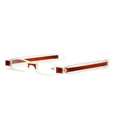 BEGREAT rotacija od 360 stupnjeva sklopivi okvir za naočale za čitanje prijenosne naočale mini naočale za dalekovidnost i dalekovidnost za žene muškarce