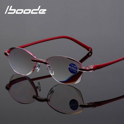 iboode Dioptria +1,0 +1,5 +2,0 +2,5 +3,5 +4,0 Keret nélküli Antikék, világos olvasószemüvegek Női Presbyopia szemüvegkeretek