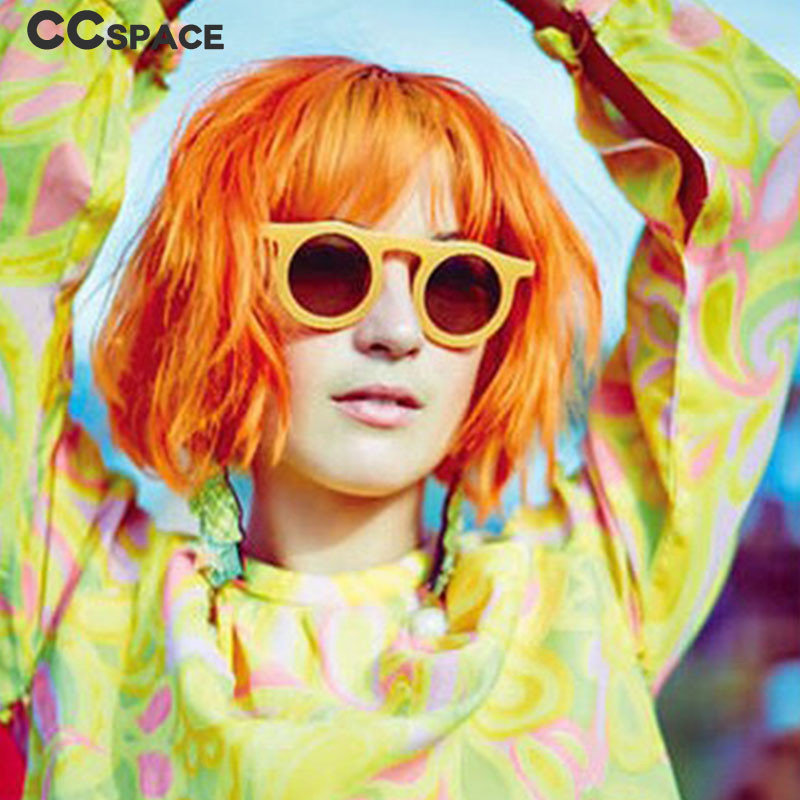 45588 Ретро кръгли слънчеви очила Мъже Жени Котешки очила CCSPACE Vintage 2018 Brand Glasses Designer Fashion Oculos UV400