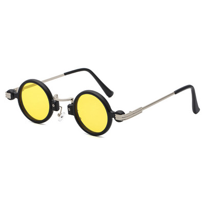49124 Steam Punk кръгли слънчеви очила Samll Frame Men Women Fashion Shades UV400 Vintage Glasses