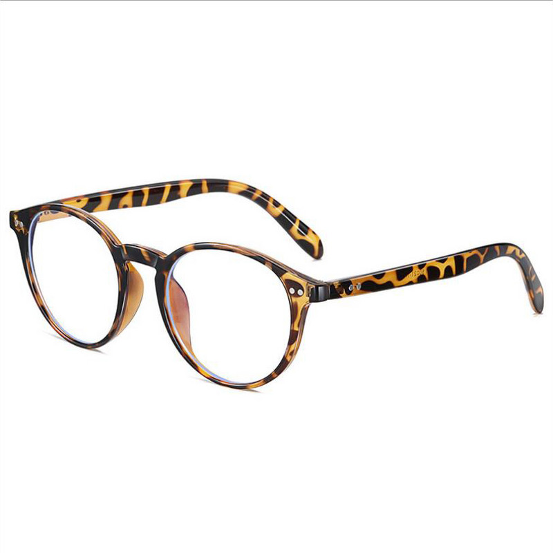 Retro muške i ženske naočale s okruglim okvirom protiv plave zrake, PC naočale s lećama za okvire za računalne naočale A3001