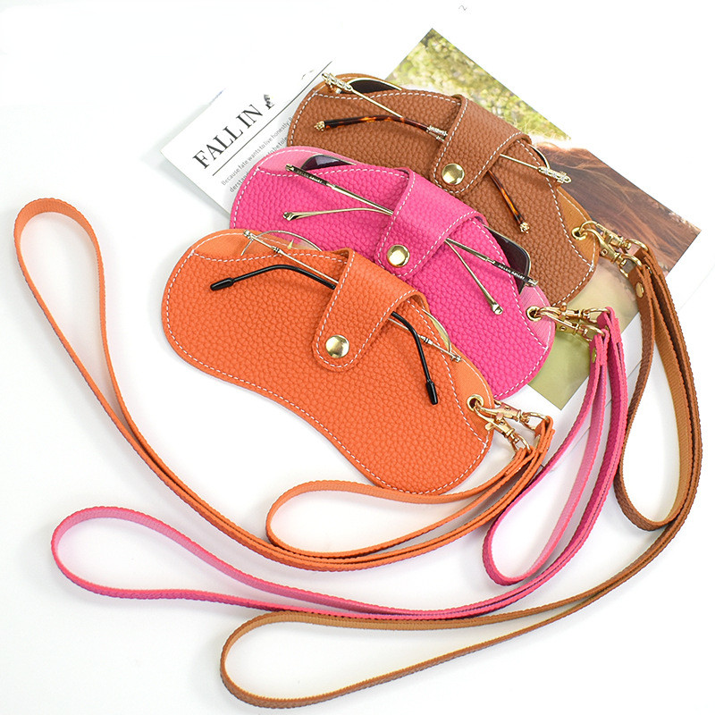 Creative Serpentine torbe za sunčane naočale Jednobojna torba za sunčane naočale Zaštitni rukav za naočale PU kožna torbica za naočale