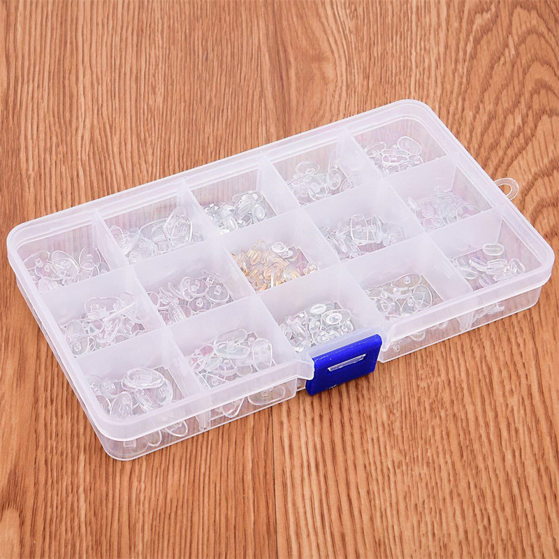 150 Pairs/Box Glasses Nose Pads Βάση στήριξης σιλικόνης Γυαλιά ηλίου Γυαλιά οράσεως Αντιολισθητικά γυαλιά με βίδες στη μύτη Εργαλεία επισκευής