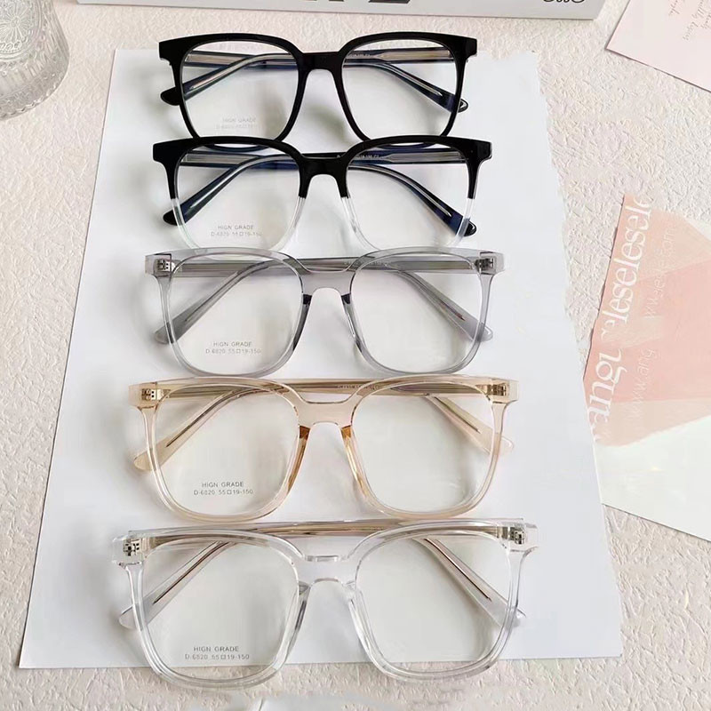 55546 Vintage kvadratni antiplavi okvir za naočale Ženske dioptrijske naočale za muškarce Računalne naočale Prozirni okvir za naočale