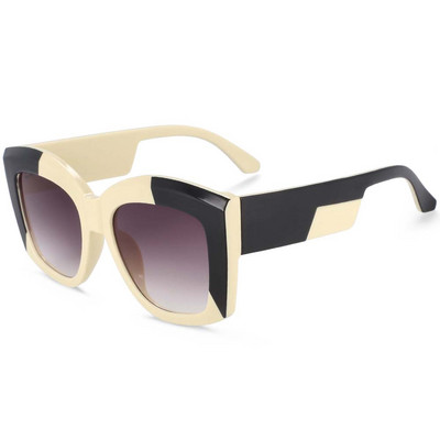 53928 Извънгабаритни слънчеви очила Модни мъжки дамски нюанси Uv400 Цветни снаждащи се ретро очила