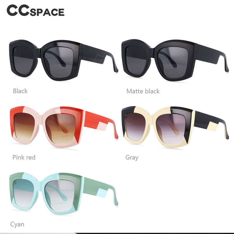 53928 Извънгабаритни слънчеви очила Модни мъжки дамски нюанси Uv400 Цветни снаждащи се ретро очила