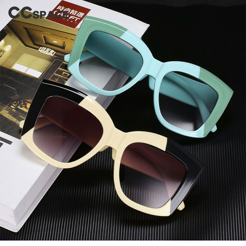 53928 Извънгабаритни слънчеви очила Модни мъжки дамски нюанси Uv400 Цветни снаждащи се ретро очила