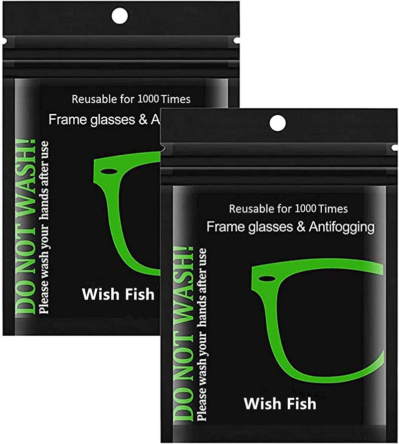 20 komada višekratnih maramica protiv zamagljivanja naočala Antilop, prethodno navlažena krpa za leće, odmagljivač, maramice za naočale, naočale koje sprječavaju magljenje