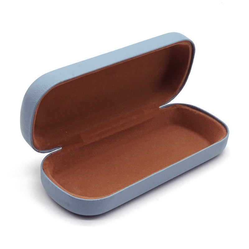 Visokokvalitetna retro crna PU kožna futrola za naočale za čitanje Kutija Jednostavna tvrda kutija za zaštitu sunčanih naočala za naočale