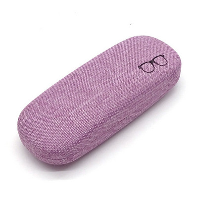 Husă pentru ochelari de modă, înveliș dur, țesături de in, huse pentru ochelari, husă de protecție pentru bărbați, femei, ochelari de soare, ochelari de vedere, cutie de ochelari
