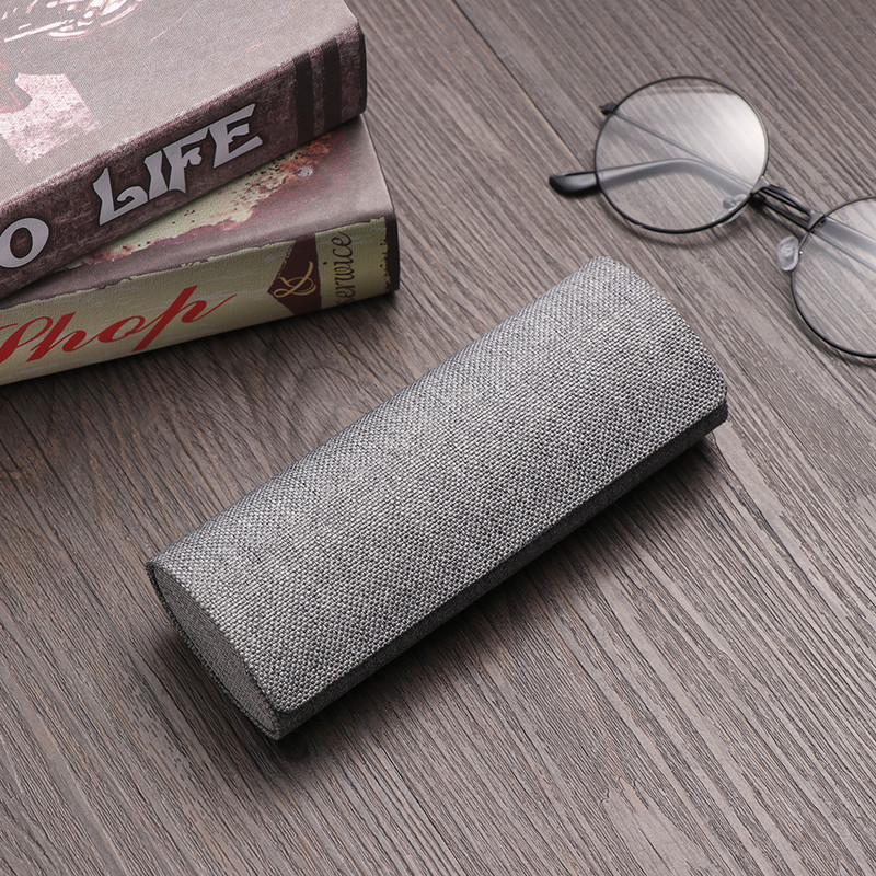 Nauja Deaign ovali akinių dėžutė, akiniai nuo saulės Lininiai sulankstomi akinių dėklas, optinis rankų darbo laikymas akinių dėklas akiniai maišelis