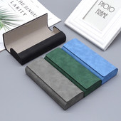 1 tk Lihtne nahast prillide ümbris Optiline retro lühinägelikkus prillid päikeseprillid hoiukarp meeste ja naiste mood