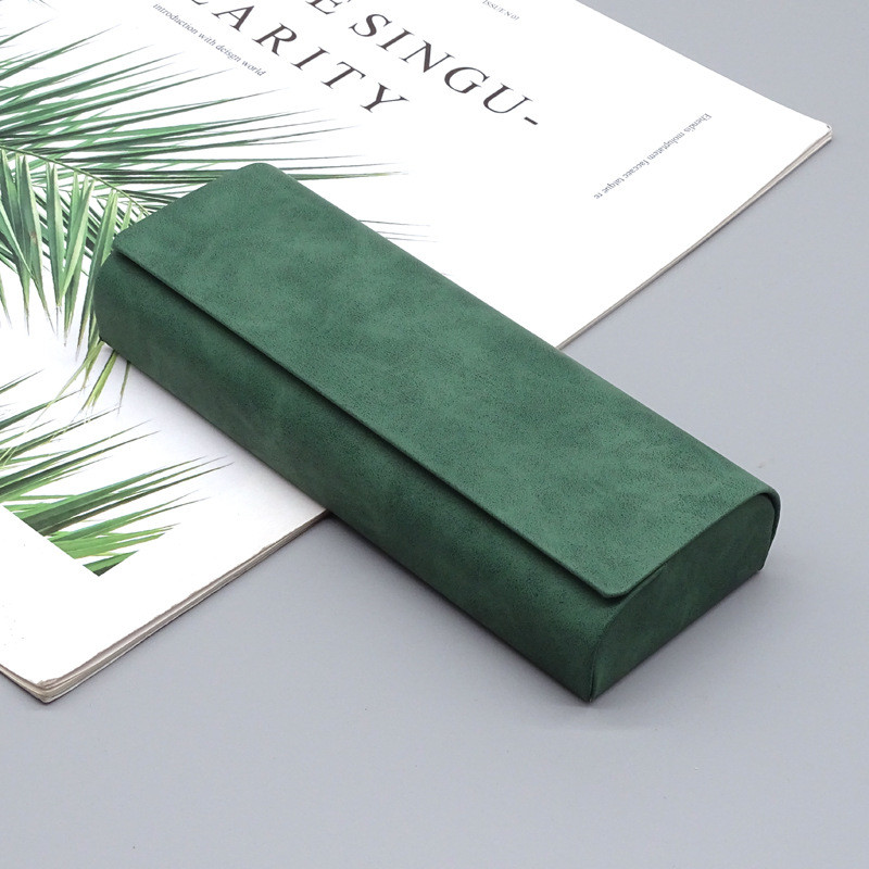 1 tk Lihtne nahast prillide ümbris Optiline retro lühinägelikkus prillid päikeseprillid hoiukarp meeste ja naiste mood