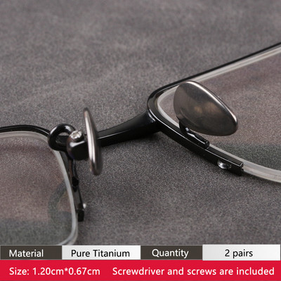 COLOUR_MAX Zračna komora Silikonski protuklizni mekani jastučići za nos s vijcima/odvijačem/pincetom za naočale sunčane naočale