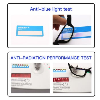 Нови Мъжки Дамски Рамки за очила против синя светлина Ретро квадратни матови черни прозрачни очила Очила за игри, блокиращи синя светлина