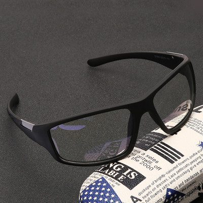 Ochelari noi, bărbați, femei, anti-lumină albastră, cadru, retro, pătrat, mat, negru, lentile clare, ochelari de vedere, blocarea luminii albastre, ochelari pentru jocuri
